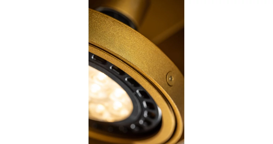 Kép 4/5 - Lámpa Mennyezeti lámpatest Verso,4212,AC220-240V, 50/60 Hz, IP 20,2*Gu10,ES111, dupla, fekete/arany