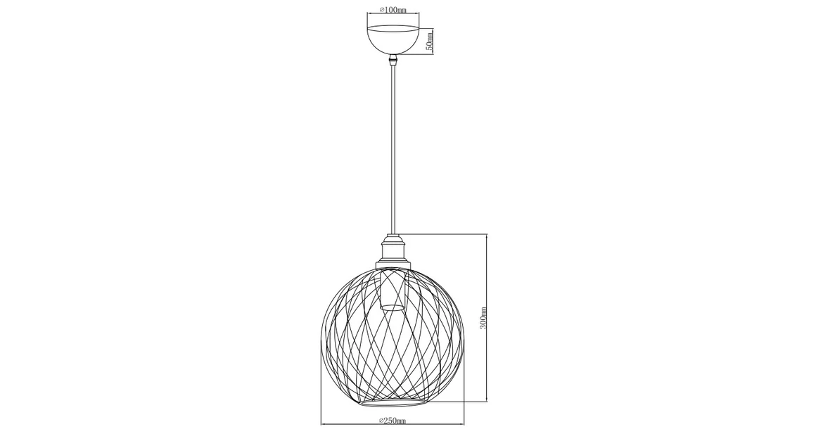 Kép 7/7 - Lámpa Mennyezeti lámpatest VIELA 1,6972,AC220-240V,50/60Hz,1*E27,IP20,átmérő 25cm,egyes,fekete/arany