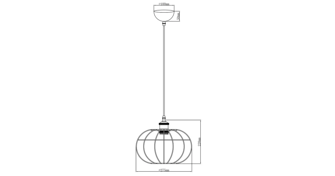 Kép 6/6 - Lámpa Mennyezeti lámpatest VIELA 4,7047,AC220-240V,50/60Hz,1*E27,IP20,átmérő 27,5CM,egyes,réz