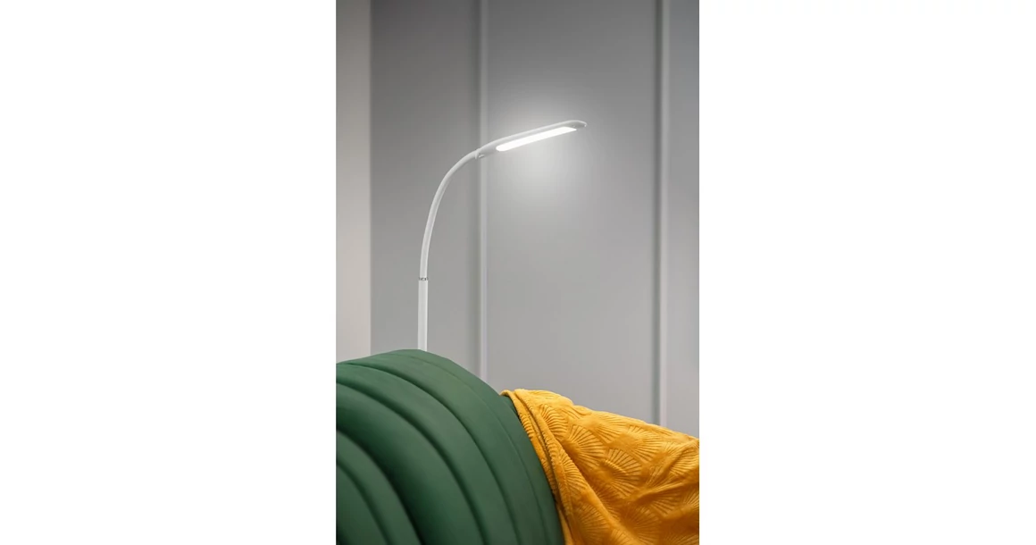 Kép 3/7 - Lámpa Állólámpa YORK 10W, 900lm, AC220-240V, 3 fokozatú fényerő, 3-CCT, távirányító ,PF>0,5, Ra>85, fehér