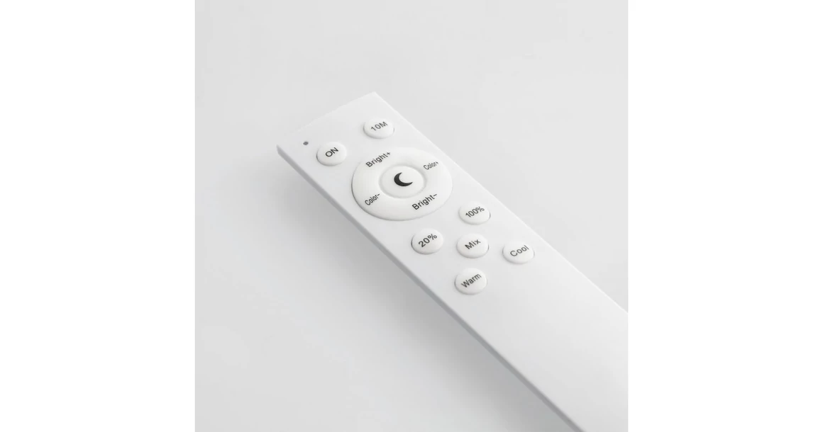 Kép 4/7 - Lámpa Állólámpa YORK 10W, 900lm, AC220-240V, 3 fokozatú fényerő, 3-CCT, távirányító ,PF>0,5, Ra>85, fehér