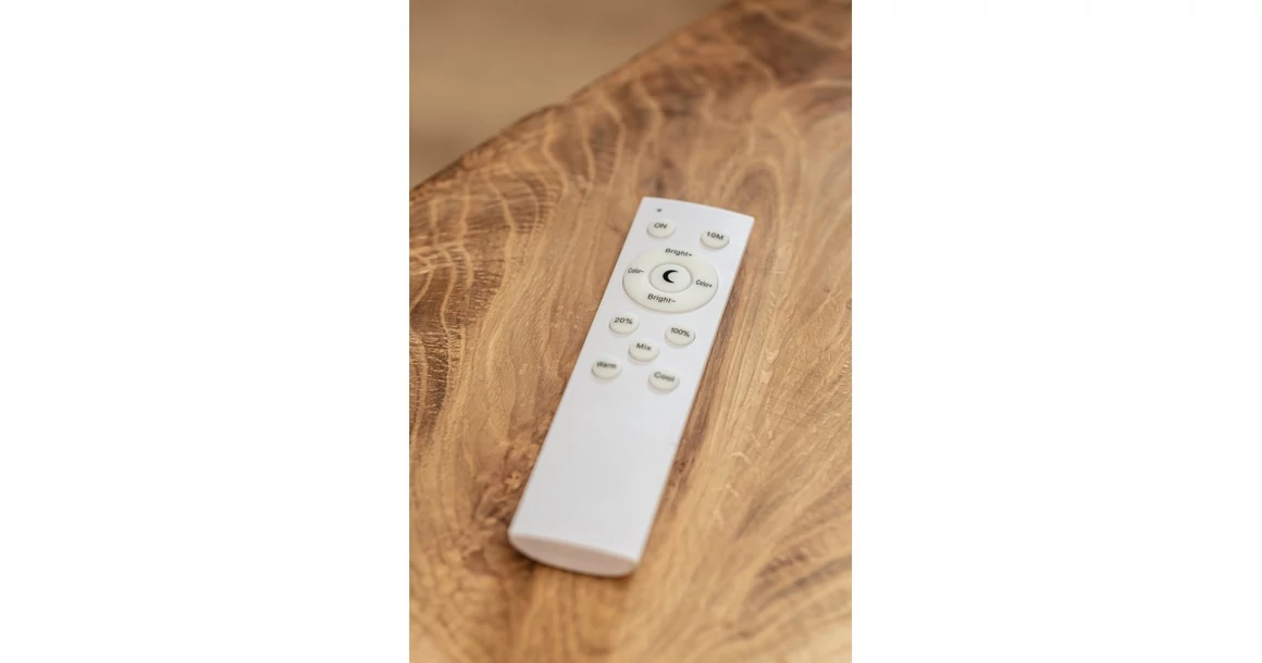 Kép 6/7 - Lámpa Állólámpa YORK 10W, 900lm, AC220-240V, 3 fokozatú fényerő, 3-CCT, távirányító ,PF>0,5, Ra>85, fehér