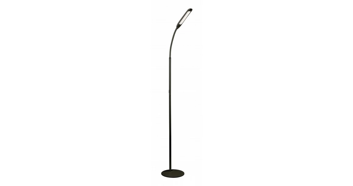 Kép 1/5 - Lámpa Állólámpa YORK 10W, 900lm, AC220-240V, 3 fokozatú fényerő, 3-CCT, távirányító ,PF>0,5, Ra>85, fekete