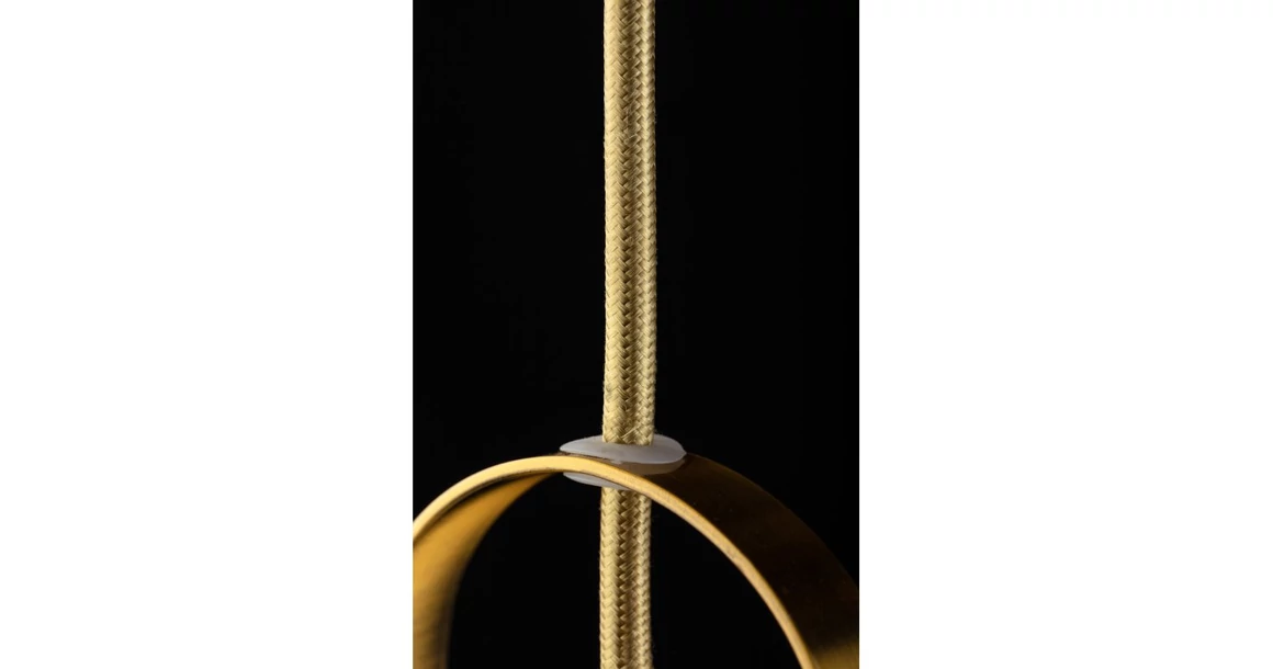 Kép 4/5 - Lámpa Mennyezeti lámpatest ZENIT II,4043,AC220-240V,50/60Hz,1*E27, IP20,átmérő22,5CM,egy, arany