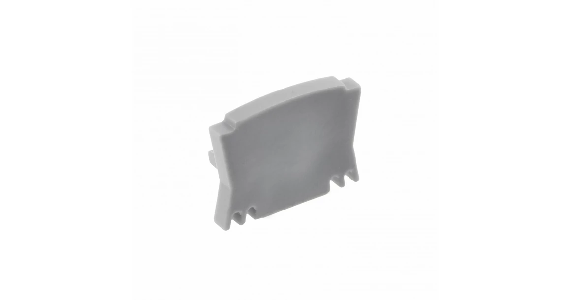 Kép 1/3 - LED Profil végzáró, GLAXRED, függeszthetőhöz, 10 db/csomag, szürke