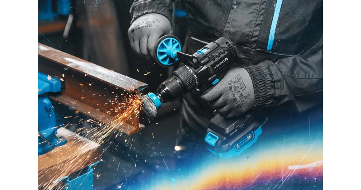 Kép 2/8 - Högert HT2E241-A60 akkumulátor 18V, 6Ah, dobozban