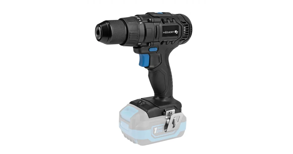 Kép 1/11 - Högert HT2E220-0DD fúró - csavarbehajtó, 18V, 50Nm, dobozban