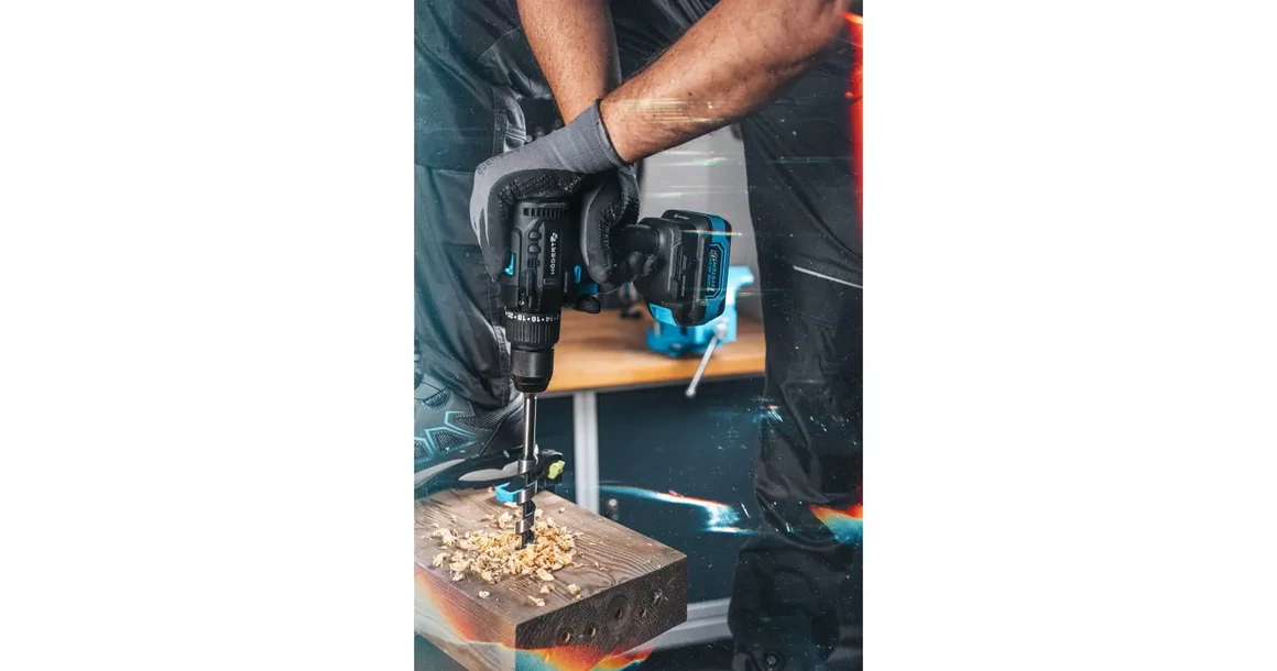 Kép 7/11 - Högert HT2E220-0DD fúró - csavarbehajtó, 18V, 50Nm, dobozban