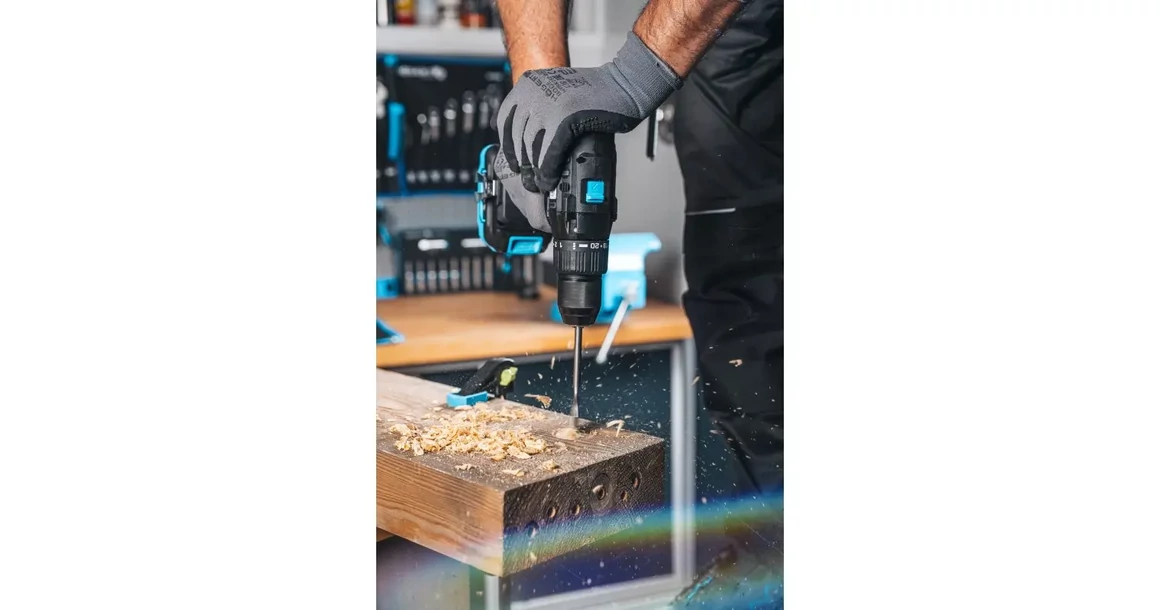 Kép 8/11 - Högert HT2E220-0DD fúró - csavarbehajtó, 18V, 50Nm, dobozban