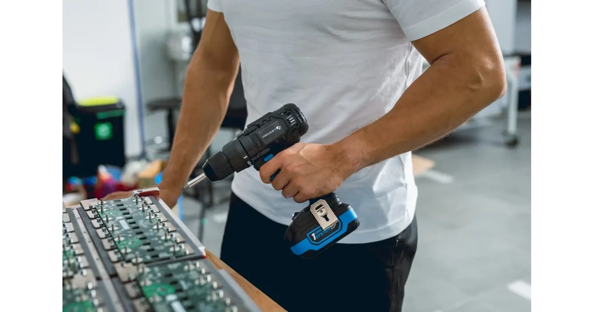 Kép 9/11 - Högert HT2E220-0DD fúró - csavarbehajtó, 18V, 50Nm, dobozban