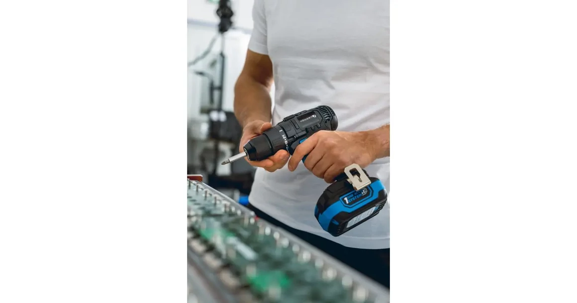 Kép 11/11 - Högert HT2E220-0DD fúró - csavarbehajtó, 18V, 50Nm, dobozban