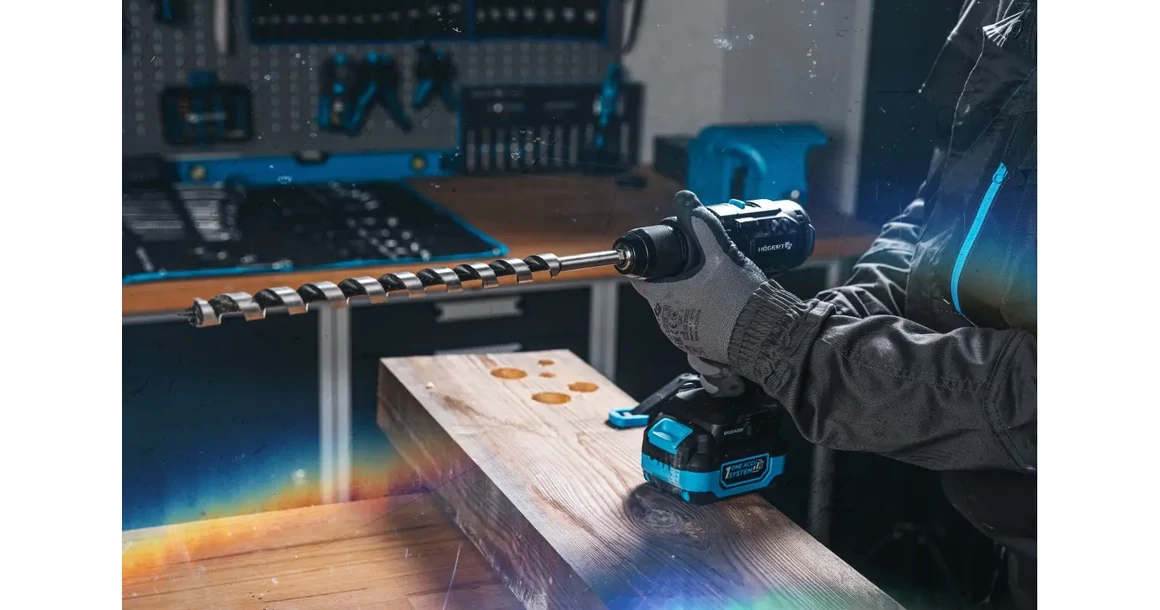 Kép 3/9 - Högert HT2E223-0PD ütvefúró - csavarbehajtó, 18V,  80Nm, dobozban