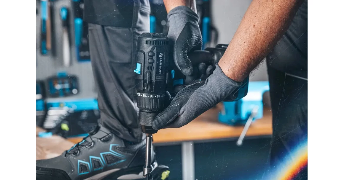 Kép 4/9 - Högert HT2E223-0PD ütvefúró - csavarbehajtó, 18V,  80Nm, dobozban