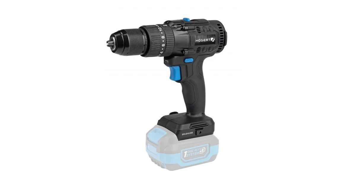 Kép 1/9 - Högert HT2E223-0PD ütvefúró - csavarbehajtó, 18V,  80Nm, dobozban