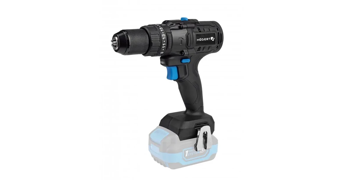 Kép 1/9 - Högert HT2E224-0DD ütvefúró - csavarbehajtó, 18V, 100Nm, dobozban