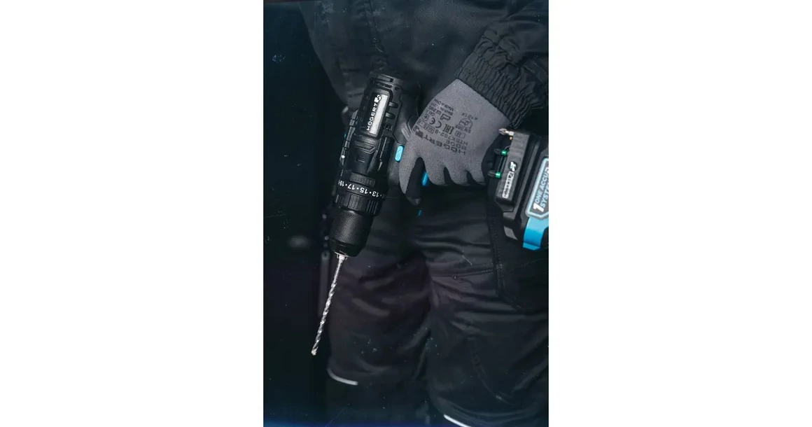 Kép 9/9 - Högert HT2E224-0DD ütvefúró - csavarbehajtó, 18V, 100Nm, dobozban