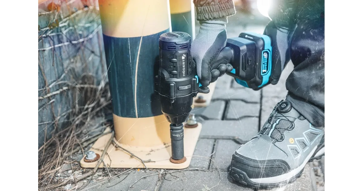 Kép 5/5 - Högert HT2E227-0IW ütvecsavarozó, 18V, 1000Nm, dobozban