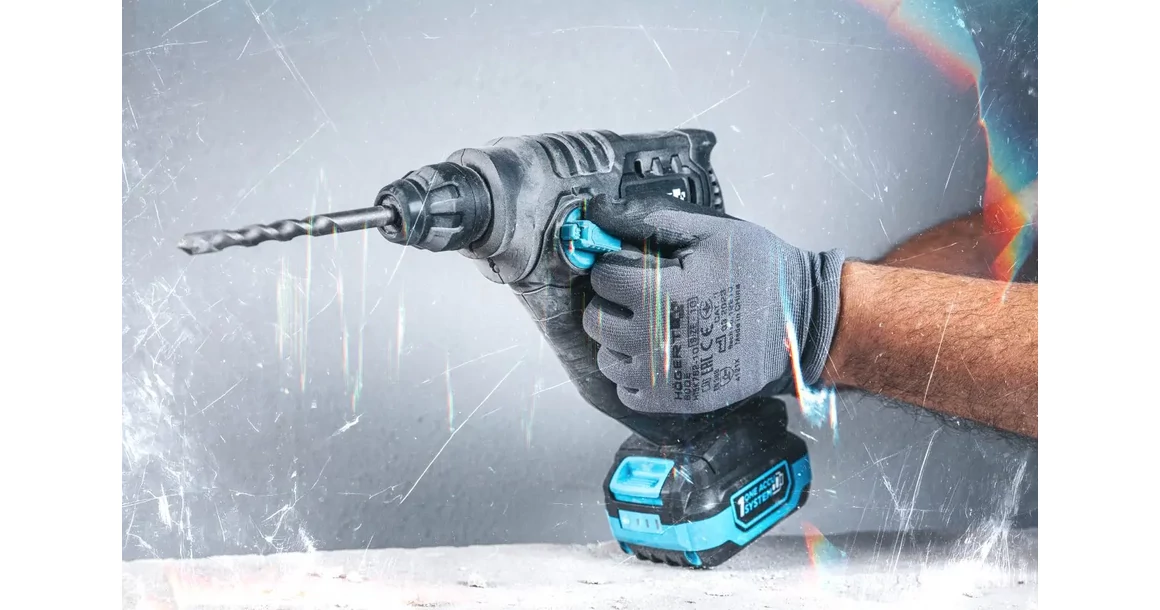 Kép 3/6 - Högert HT2E229-0HD fúrókalapács, 18V, 1,5J, SDS+, dobozban