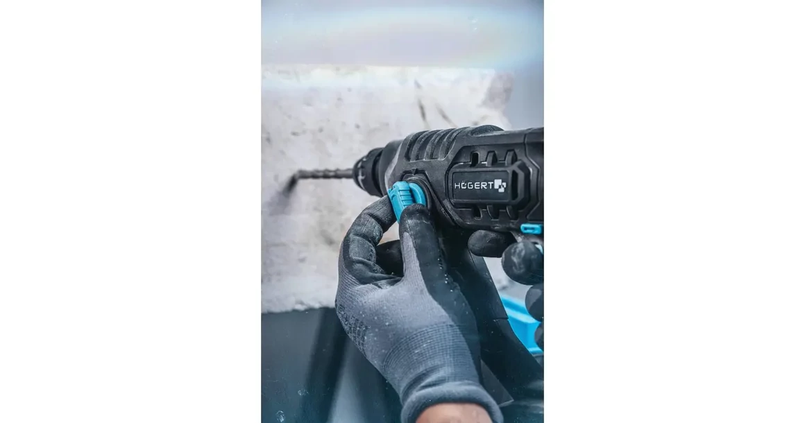 Kép 4/6 - Högert HT2E229-0HD fúrókalapács, 18V, 1,5J, SDS+, dobozban