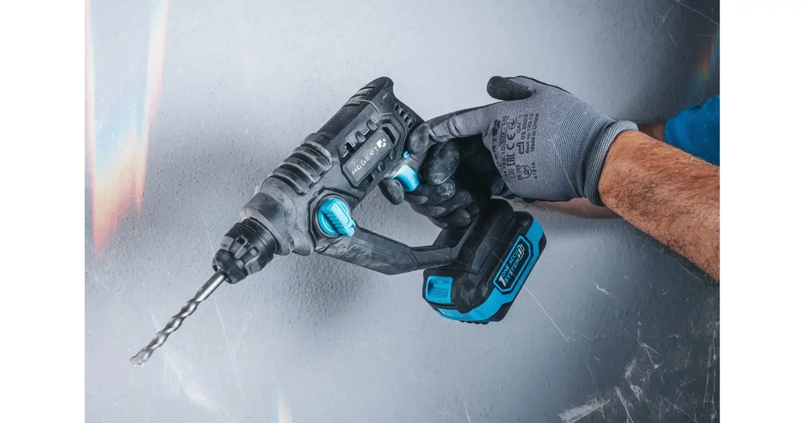 Kép 5/6 - Högert HT2E229-0HD fúrókalapács, 18V, 1,5J, SDS+, dobozban