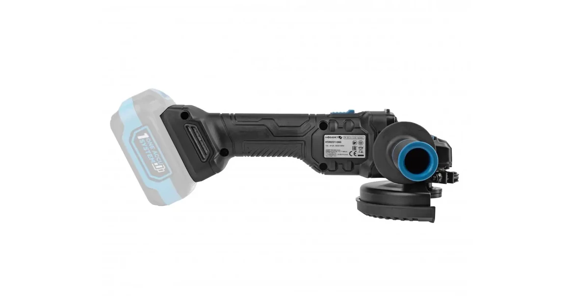 Kép 8/12 - Högert HT2E231-0AG sarokcsiszoló, 18V, 125mm, dobozban