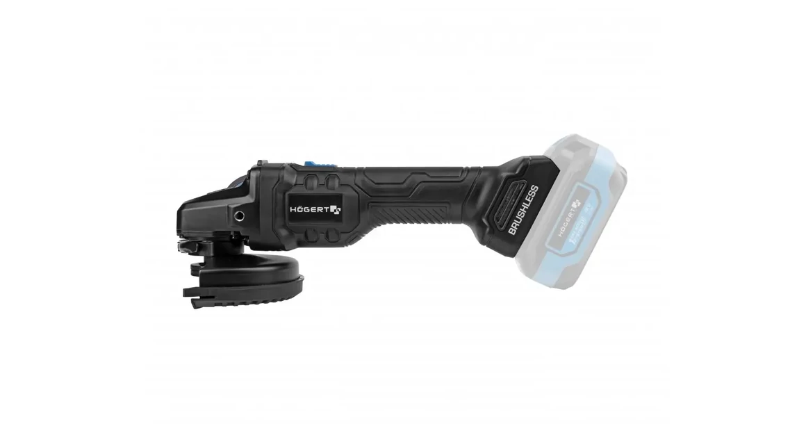 Kép 11/12 - Högert HT2E231-0AG sarokcsiszoló, 18V, 125mm, dobozban