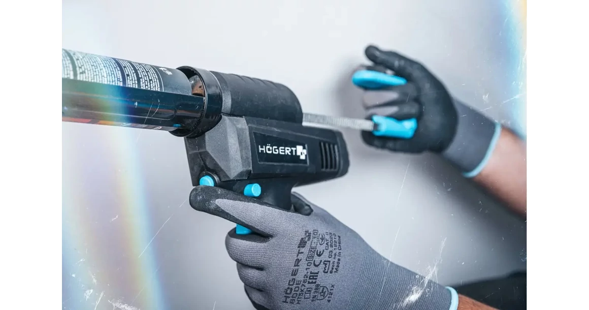 Kép 6/7 - Högert HT2E236-0CG szilikon kinyomó, 18V, 300ml hez, dobozban