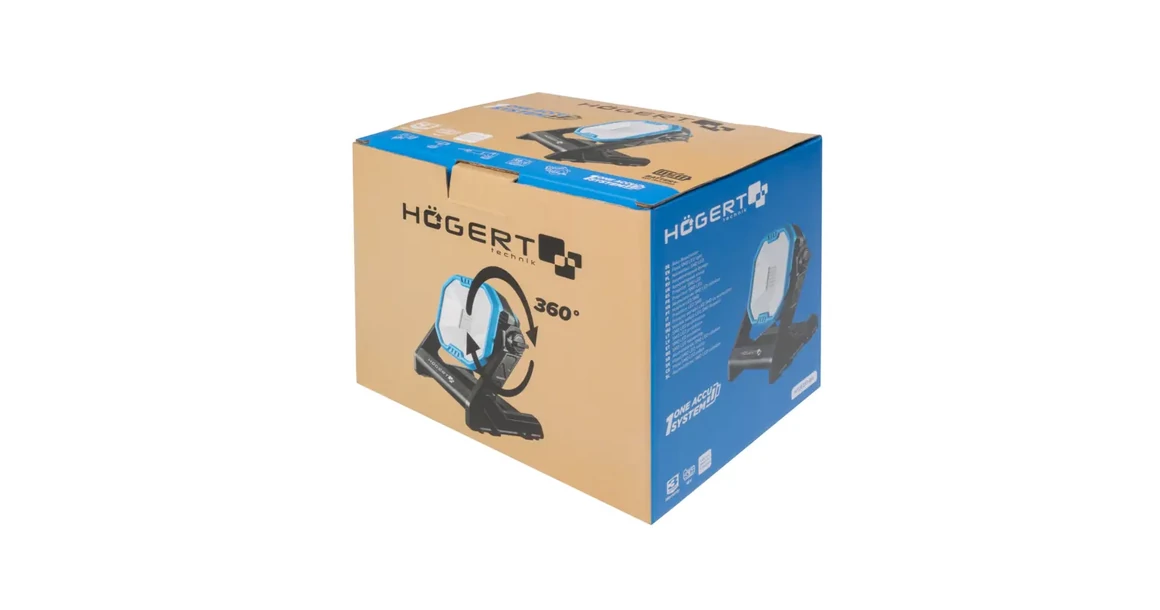 Kép 5/5 - Högert HT2E237-0FL reflektor, 18V, 2400lm, dobozban