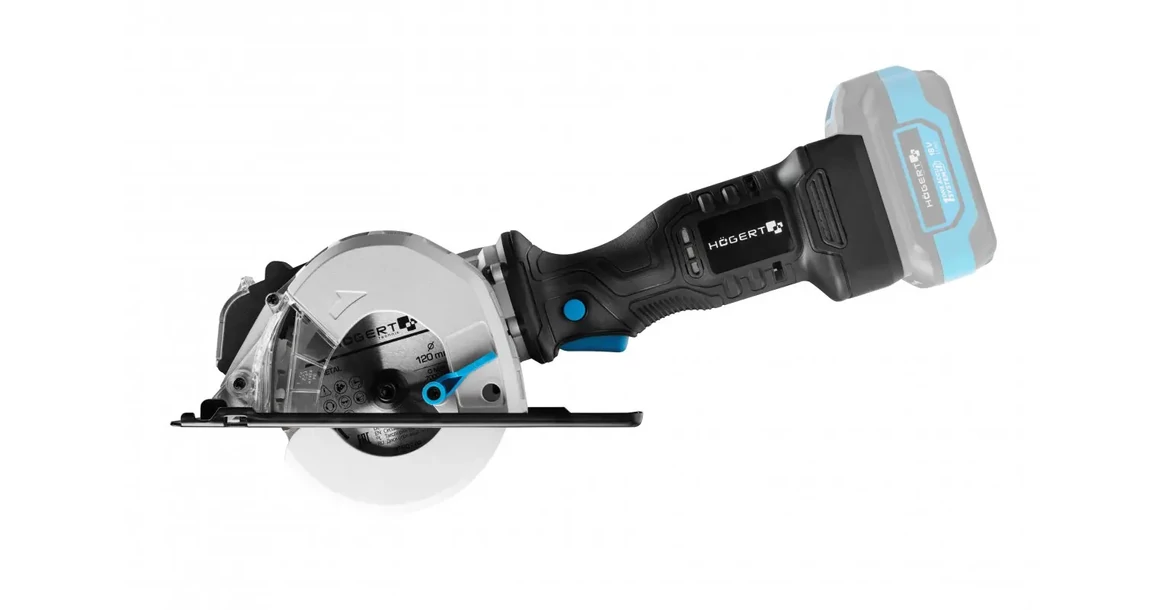 Kép 10/22 - Högert HT2E261-0RMS fémfűrész, 120mm, 18V, dobozban