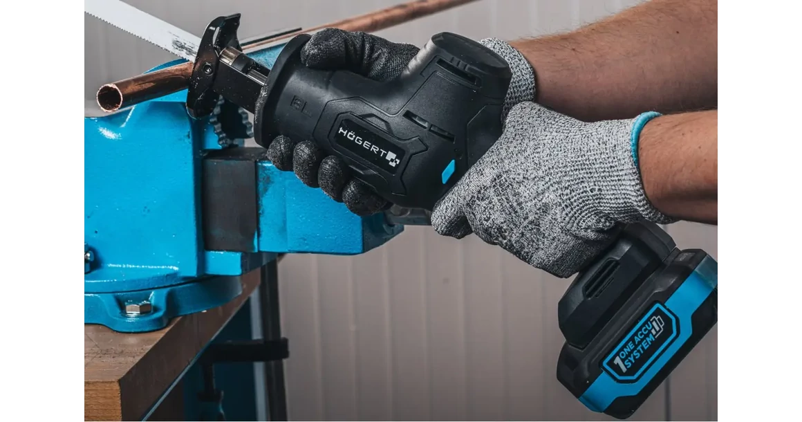 Kép 4/10 - Högert HT2E262-0MRS mini orrfűrész, 18V, dobozban