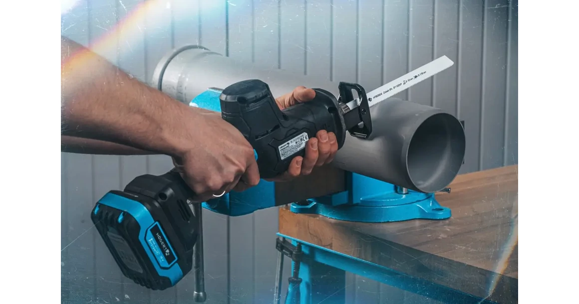 Kép 10/10 - Högert HT2E262-0MRS mini orrfűrész, 18V, dobozban