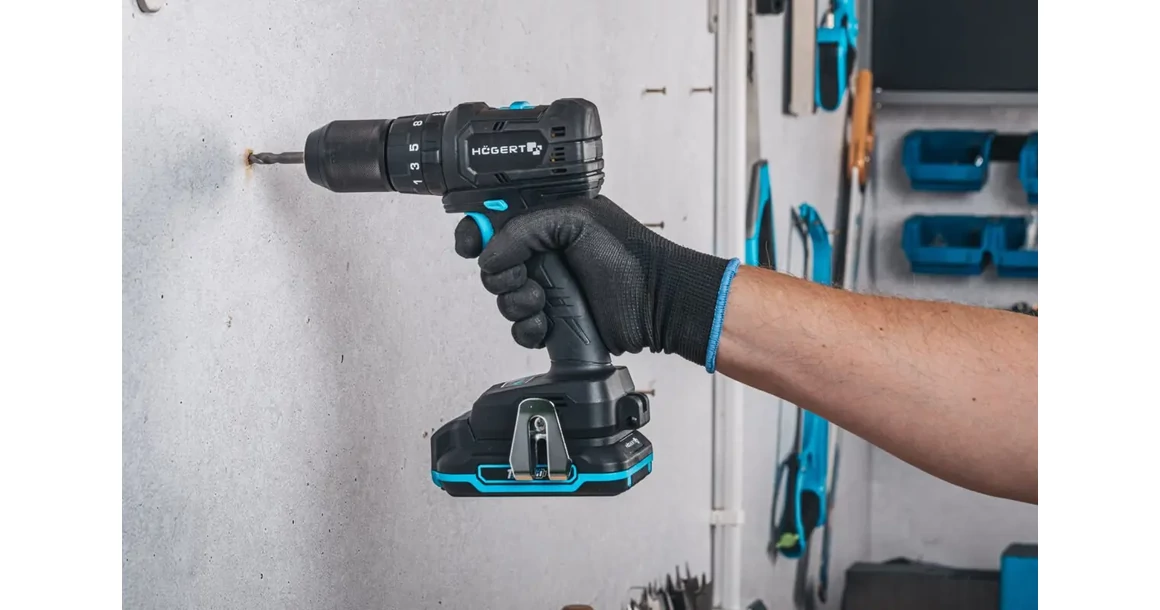 Kép 2/10 - Högert HT2E264-0PD ütvefúró - csavarbehajtó, 18V,  45Nm, dobozban