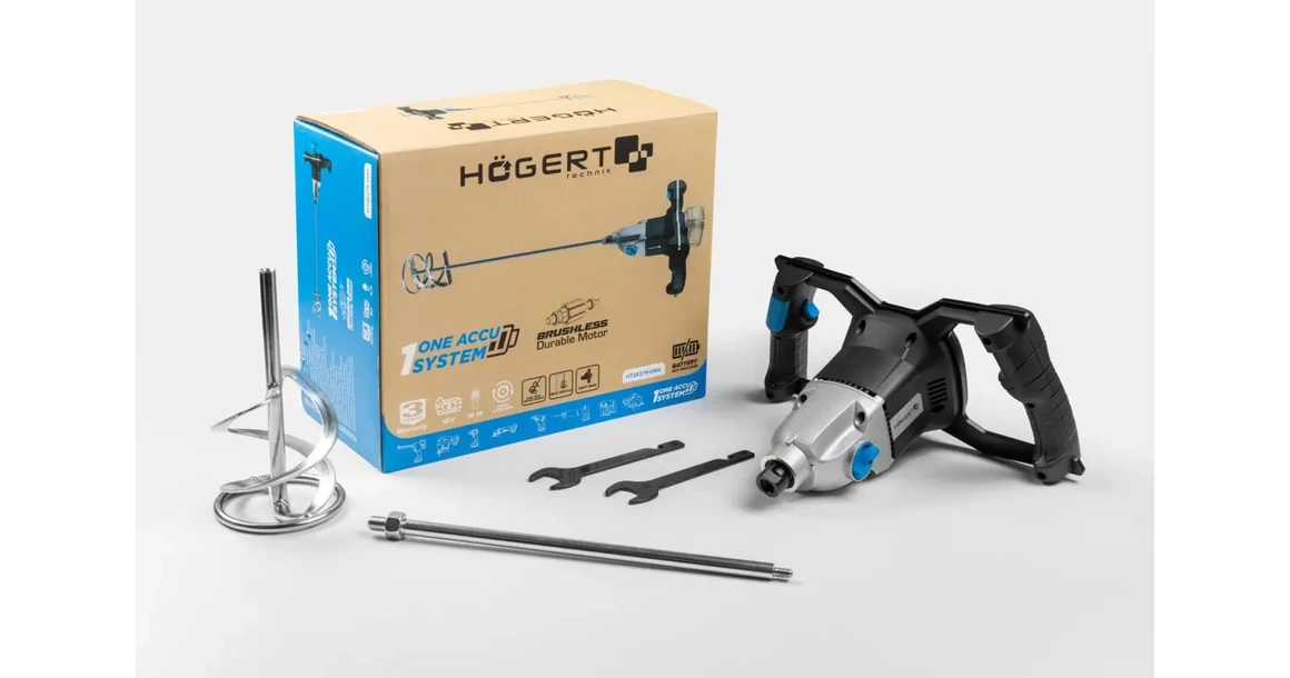 Kép 14/14 - Högert HT2E279-0MX keverő 18V, dobozban