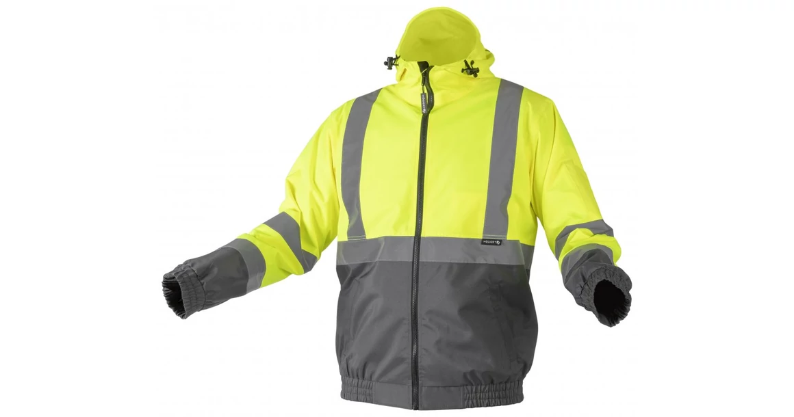 Kép 1/7 - Munkaruha Högert NIMS Láthatósági bomberdzseki, sárga 3XL