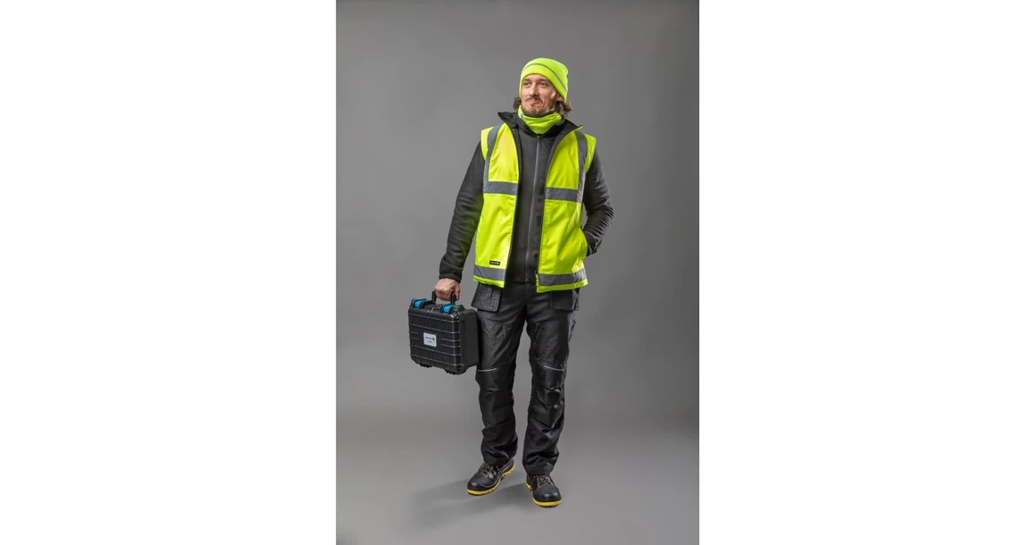 Kép 2/2 - Munkaruha Högert ISEN Sárga kötött sapka