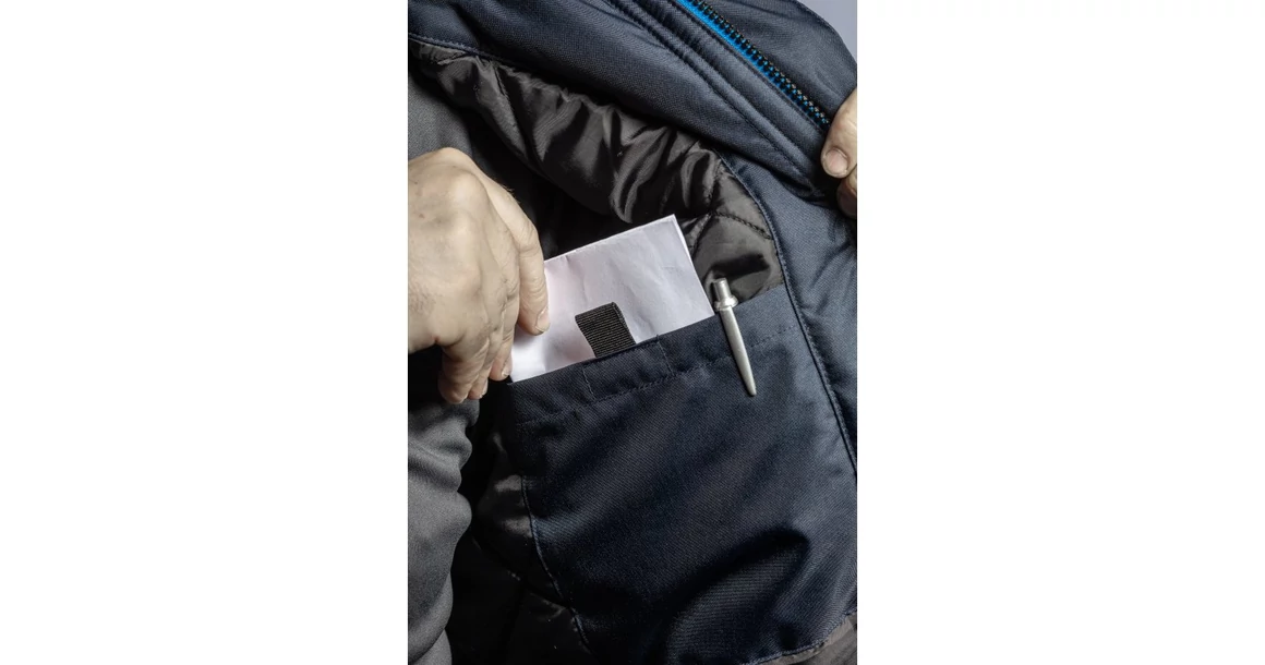 Kép 5/7 - Munkaruha Högert REN Bélelt kabát, sötétkék, S