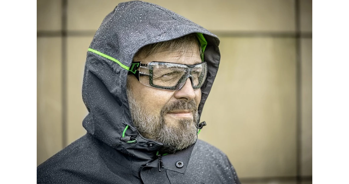 Kép 7/7 - Munkaruha Högert HEINER Esokabát, sötétszürke