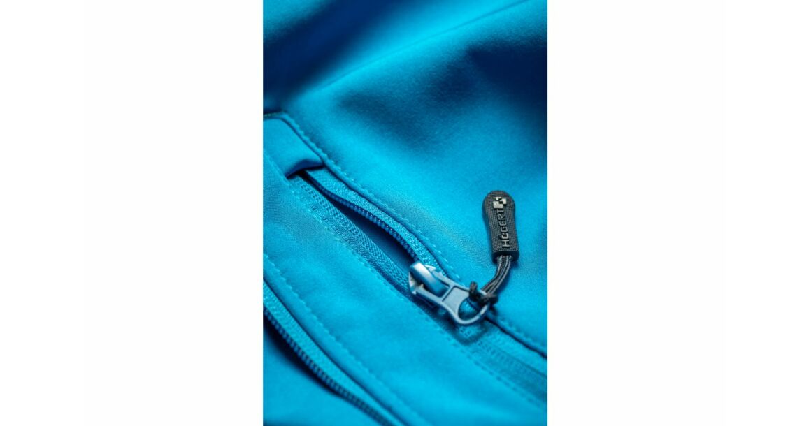 Kép 5/6 - Munkaruha Högert BIESE Softshell kabát, kék, L