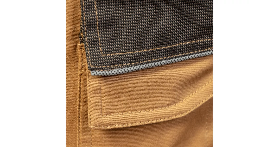 Kép 11/12 - Munkaruha Högert EDGAR II Kantáros munkavédelmi nadrág, bézs, S