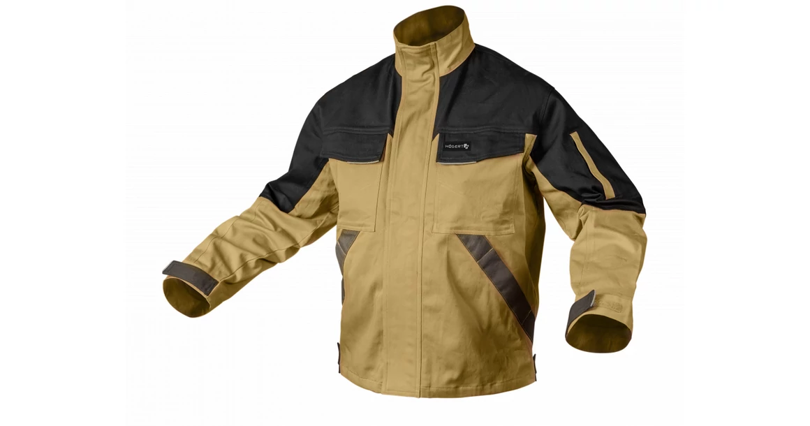 Kép 1/12 - Munkaruha Högert EDGAR Munkavédelmi kabát, bézs, S