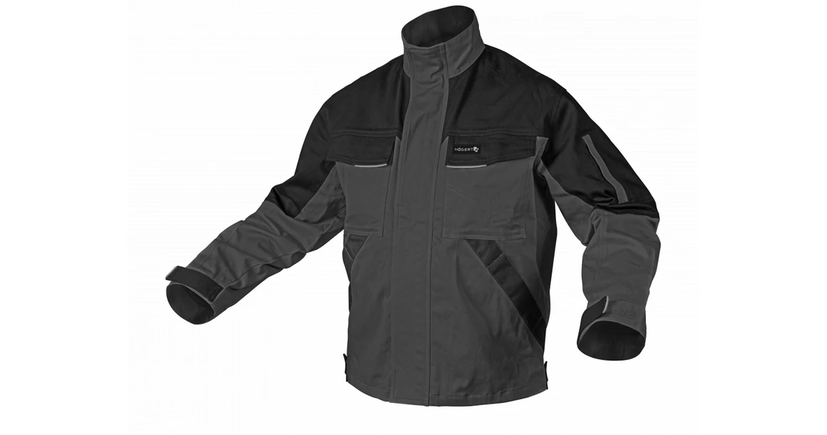Kép 1/11 - Munkaruha Högert EDGAR Munkavédelmi kabát, grafit, 3XL