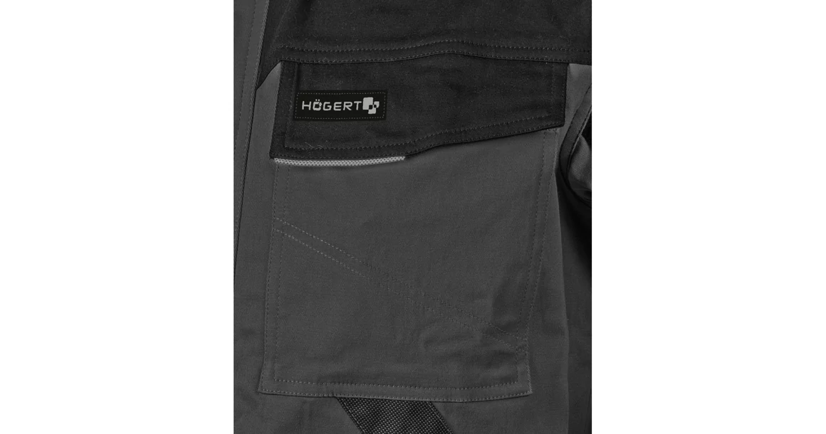 Kép 8/11 - Munkaruha Högert EDGAR Munkavédelmi kabát, grafit, 3XL
