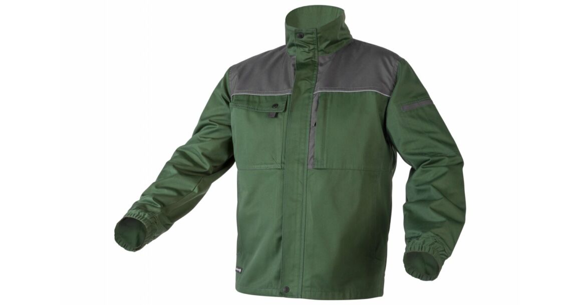Kép 1/8 - Munkaruha Högert RUWER Munkavédelmi kabát, zöld, S