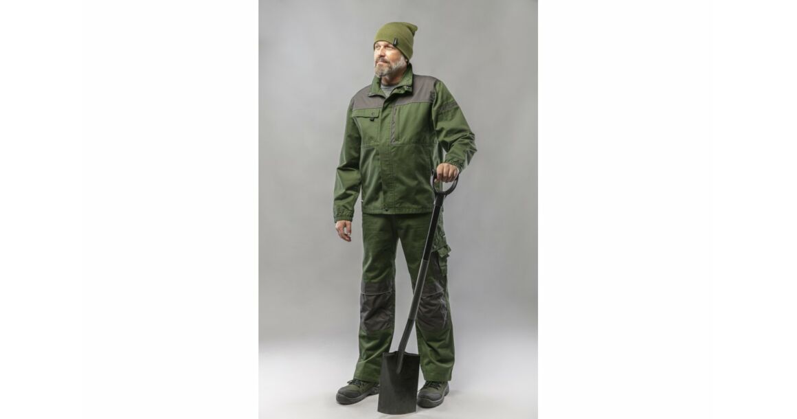 Kép 6/8 - Munkaruha Högert RUWER Munkavédelmi kabát, zöld, S