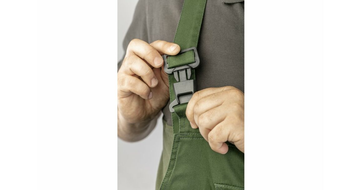 Kép 4/15 - Munkaruha Högert RUWER Kantáros munkavédelmi nadrág, zöld, S