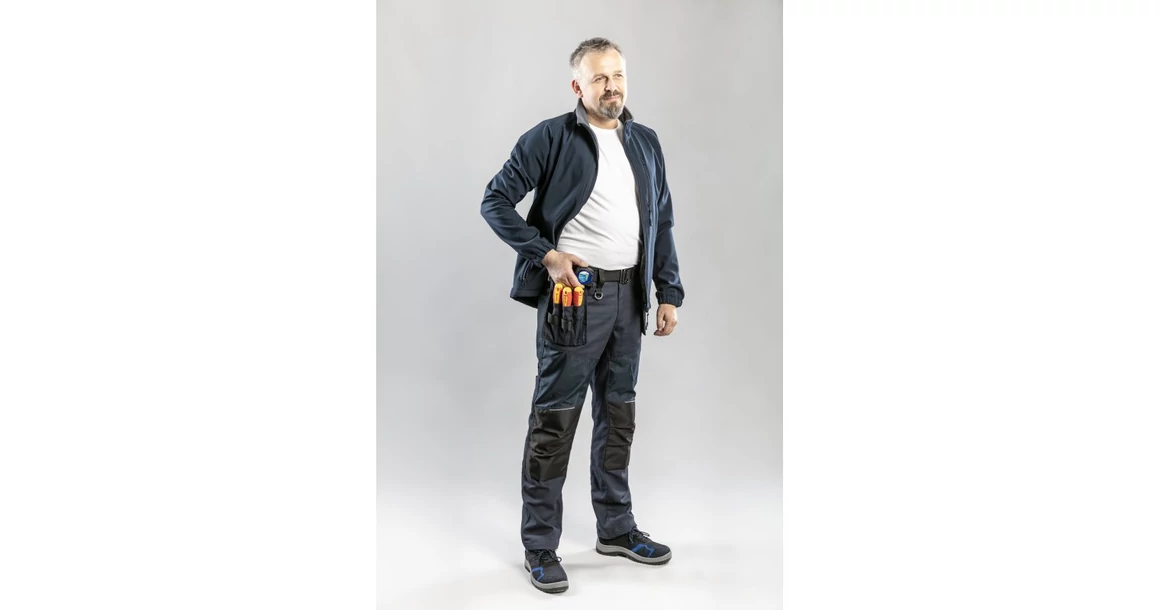 Kép 4/13 - Munkaruha Högert NEKAR Lengozsebes nadrág, sötétkék, S