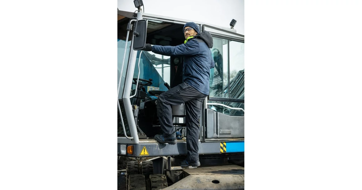 Kép 8/13 - Munkaruha Högert NEKAR Lengozsebes nadrág, sötétkék, S