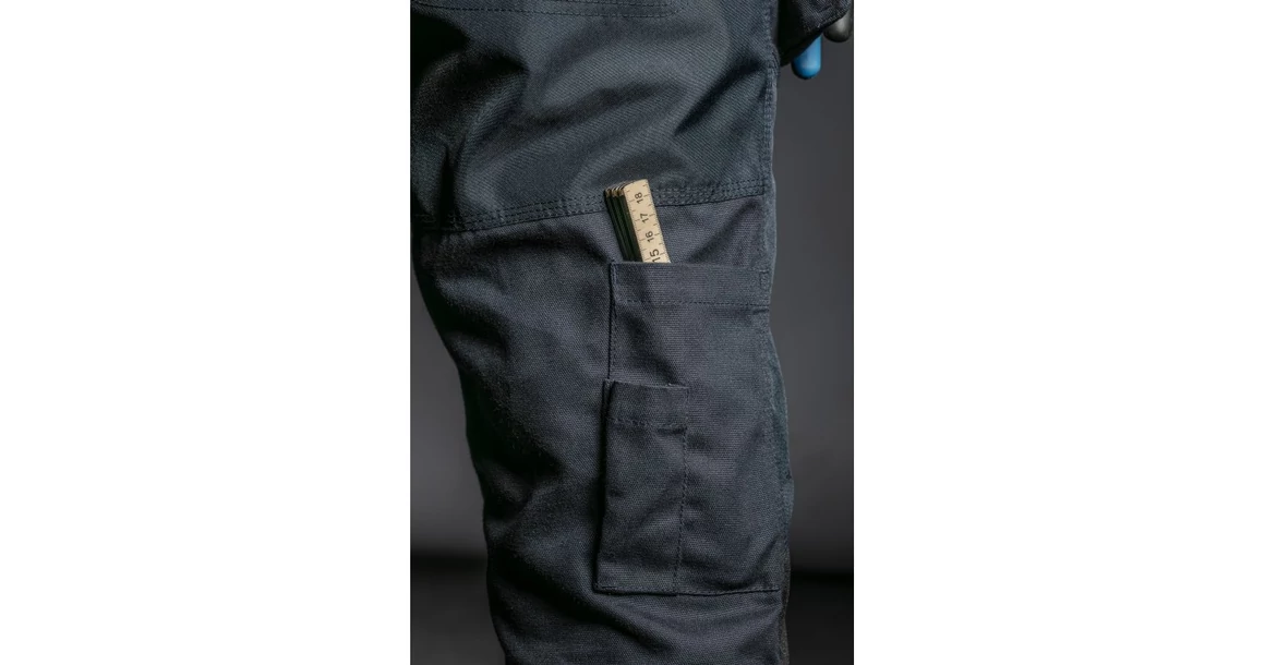 Kép 10/13 - Munkaruha Högert NEKAR Lengozsebes nadrág, sötétkék, S