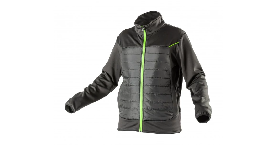 Kép 1/6 - Munkaruha Högert LEVIN Hibrid kardigán, fekete, S