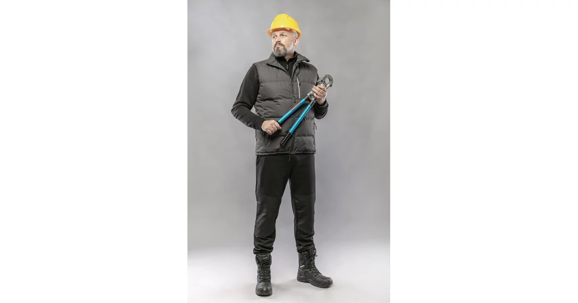 Kép 6/9 - Munkaruha Högert MURG Pamut tréningnadrág, fekete, S